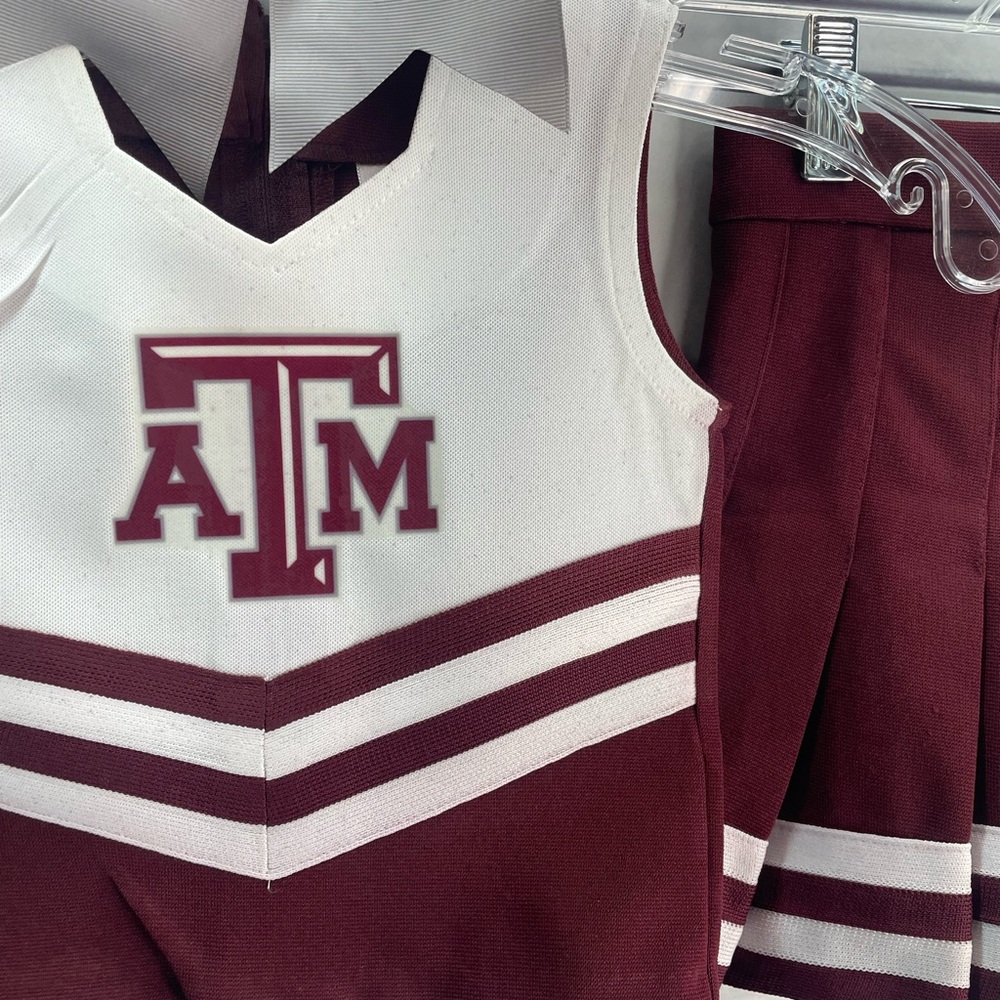 Texas A&M Cheerleader Uniform Set - Picture 2 of 4